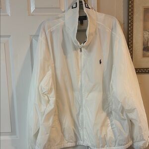 Polo by Ralph Lauren White and Gray Jacket